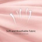 TEXARTIST Premium 2100 Series King Comforter All Season Breathable Pink - Image 3