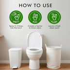 Travel Size Toilet Spray, Bathroom Odor Eliminator, 3 Pack, 1 fl oz Each - Image 4