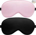 Silk Sleep Mask – 2 Pack Silk Eye Mask by AlbatrossHealthNewEngland