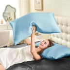 INFIIXSO Mulberry Silk Pillow Case King Size, Silk Pillowcase - Image 7