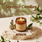 24 Pack Scented Candles for Home, 3.5oz Crystal Soy Candles-Long Burning Time - Image 3