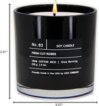 Lulu Candles | Fresh Cut Roses | Smells Floral & Musky | Luxury Scented Soy Jar - Image 2