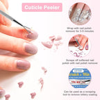 HOFASON 2PCS Cuticle Pushers and Nail Polish Remover, Stainless Triangle Nail - Image 5