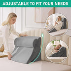 4PCS Wedge Pillow Set for After Surgery, Orthopedic Bed Wedge Pillow for Back - Image 4
