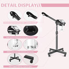 Professional Facial Steamer, Facial Steamer on Wheels - Image 2