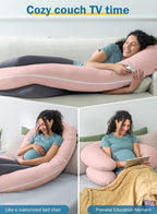 INSEN Cooling Pregnancy Pillow, Maternity Pillow - Image 5