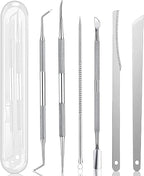 Ingrown Toenail Pedicure Tool Kit 7pcs Nail Manicure Kit Stainless Steel Nail by Geounzay