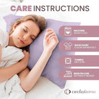 CirclesHome Pillow Protectors 2 Pack King Zippered - Image 8