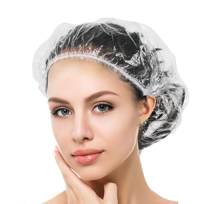 Auban 30PCS Disposable Shower Caps, Individually Wrapped Larger & Thicker by Auban