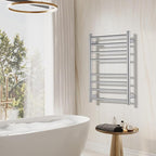 Towel Warmer Polished Chrome for Bathroom Wall Mounted Drying Rack Plug-in - Image 7