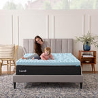 LUCID 3 Inch Gel Memory Foam Mattress Topper, California King size – 5 Zones – - Image 7