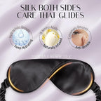Silk Sleep Mask Eye Mask Blindfold - Image 6
