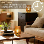 LUSHARBOR Battery Operated Decorative Lamp - Image 3