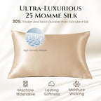 THXSILK 100% Silk Pillowcase for Hair and Skin Luxury 25 Momme Mulberry Silk - Image 5