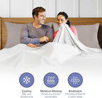 Kickoff Viscose Bamboo Pillowcase, 100% Organic Hidden Zippered Viscose Bamboo - Image 7