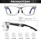 ANYLUV Blue Light Blocking Glasses Men Computer Gaming Glasses Lightweight - Image 7