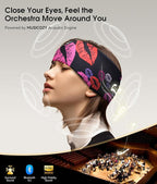 MUSICOZY Sleep Headphones Bluetooth 5.4 Headband, Wireless Earphones Music - Image 4