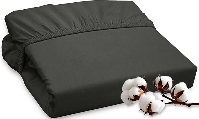ROYALE LINENS 300 Thread Count 100% Long Staple Combed Cotton Fitted Sheet by ROYALELINENS