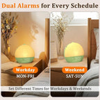 Calm & Gradual Sunrise Alarm Clock: 30‑Min Slow‑Rise Natural Wake Up Light - Image 5