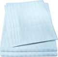 Dobby Stripe Queen Sheets by SweetHomeCollection