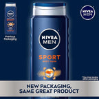 Nivea Men Sport Body Wash with Revitalizing Minerals, 16.9 Fl Oz Bottle - Image 5