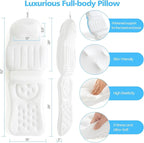 Full Body Bath Pillow for Bathtub, Thick Bathtub Cushion Soft 5D Mesh Spa - Image 5