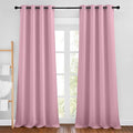 NICETOWN Crystal Pink Room Darkening Curtain Panels by NICETOWN