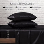 MR&HM Satin Sheets King Size - Image 7
