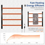 Heated Towel Racks for Bathroom, Hot Towel Warmer 4 Bars - Image 5
