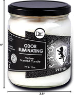 Vetiver Odor Eliminating Highly Fragranced Candle - Image 8