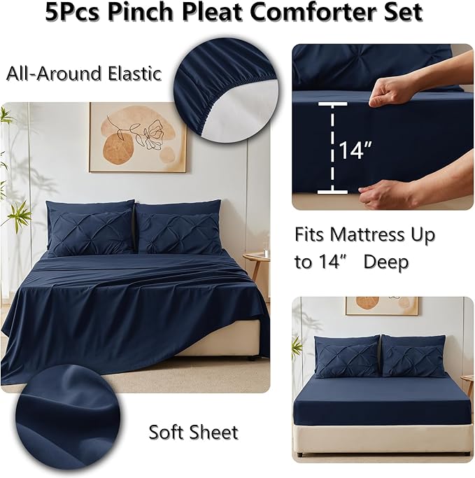 CozyLux Twin Comforter Set - Image 6