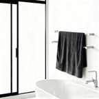Towel Racks for Bathroom, NEWRAIN 30 inch Double Bath Towel Bar Wall Mounted - Image 2