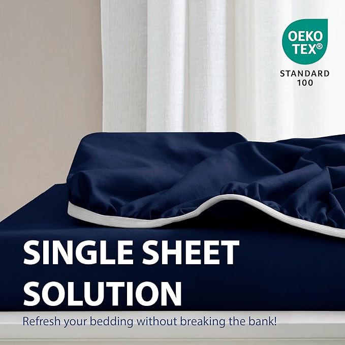 Cathay Home California King Fitted Sheet - Image 2
