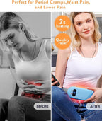 Portable Heating Pad for Period Cramps: Cordless Menstrual Heating Pad - Image 2