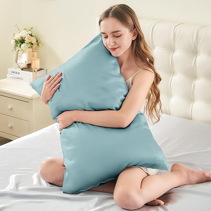INFIIXSO Mulberry Silk Pillow Case King Size, Silk Pillowcase - Image 3