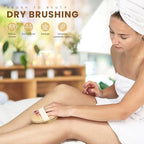 POPCHOSE Dry Brushing Body Brush, Natural Bristle Dry Skin Exfoliating Brush - Image 4