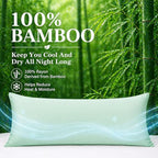 evoLive 100% Rayon Derived from Bamboo Cooling Breathable Body Pillow - Image 2