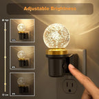 JandCase Night Lights Plug into Wall, 2 Pack Dimmable Night Light Pulg in - Image 2