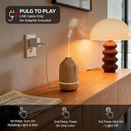 Essential Oil Diffuser, 100ml Aromatherapy Diffuser, Mini Ultrasonic Diffuser - Image 3