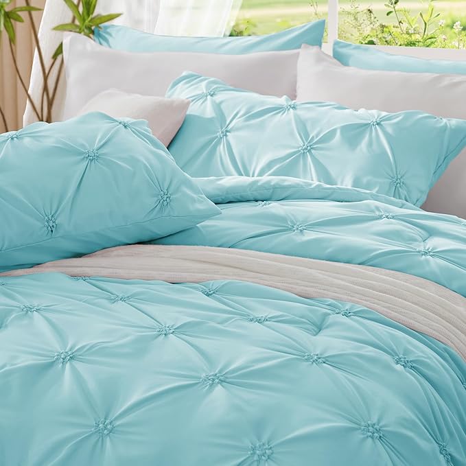 BEDELITE Macaron Blue King Size Comforter Set - Image 6