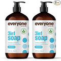 Everyone 3-in-1 Soap, Body Wash, Bubble Bath, 32 Ounce, made by Everyone