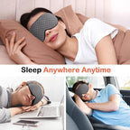 INNELO 3D Contoured Sleep Mask for Side Sleepers, 100% Light Blocking Sleeping - Image 7