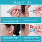 Lenicany 30Pair Soft Foam EarPlugs, 32dB Disposable Sound Blocking Noise - Image 2
