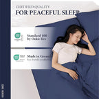 100% Egyptian Cotton Pillow Cases Standard/Queen Size Set of 2 - Image 5