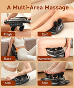 AERLANG Massage Gun Deep Tissue 6 Head Muscle Massager, Back Massager - Image 6