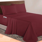 Elegant Comfort Luxurious 1500 Premium Hotel Quality Microfiber 4-Piece Sheet by ELEGANTCOMFORT