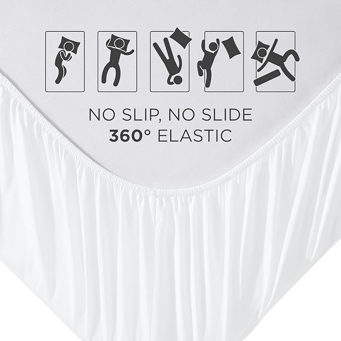 Royale Linens Fitted Sheet Full - Image 5