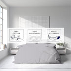 Kotton Culture 3 Pc California King Size Duvet Cover Set -100% Egyptian Cotton - Image 5