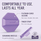 Sud Scrub® Antimicrobial Silicone Face Scrubber, 1 Pack, Gentle Face Exfoliator - Image 4