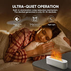 YALEDI Essential Oil Diffuser, Fireplace Flame Fire Oil Diffuser, 150ml - Image 4